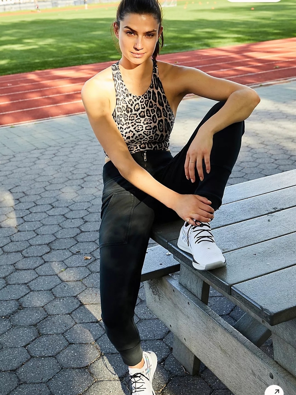 Free People Movement - Black High-Waist Jogger Pants